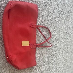Ralph Lauren Blue Label Red Tote Bag